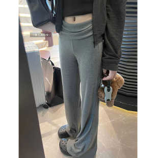 加长180微喇瑜伽休闲喇叭裤 暴走高仙女175高个子春季 低腰时髦美式