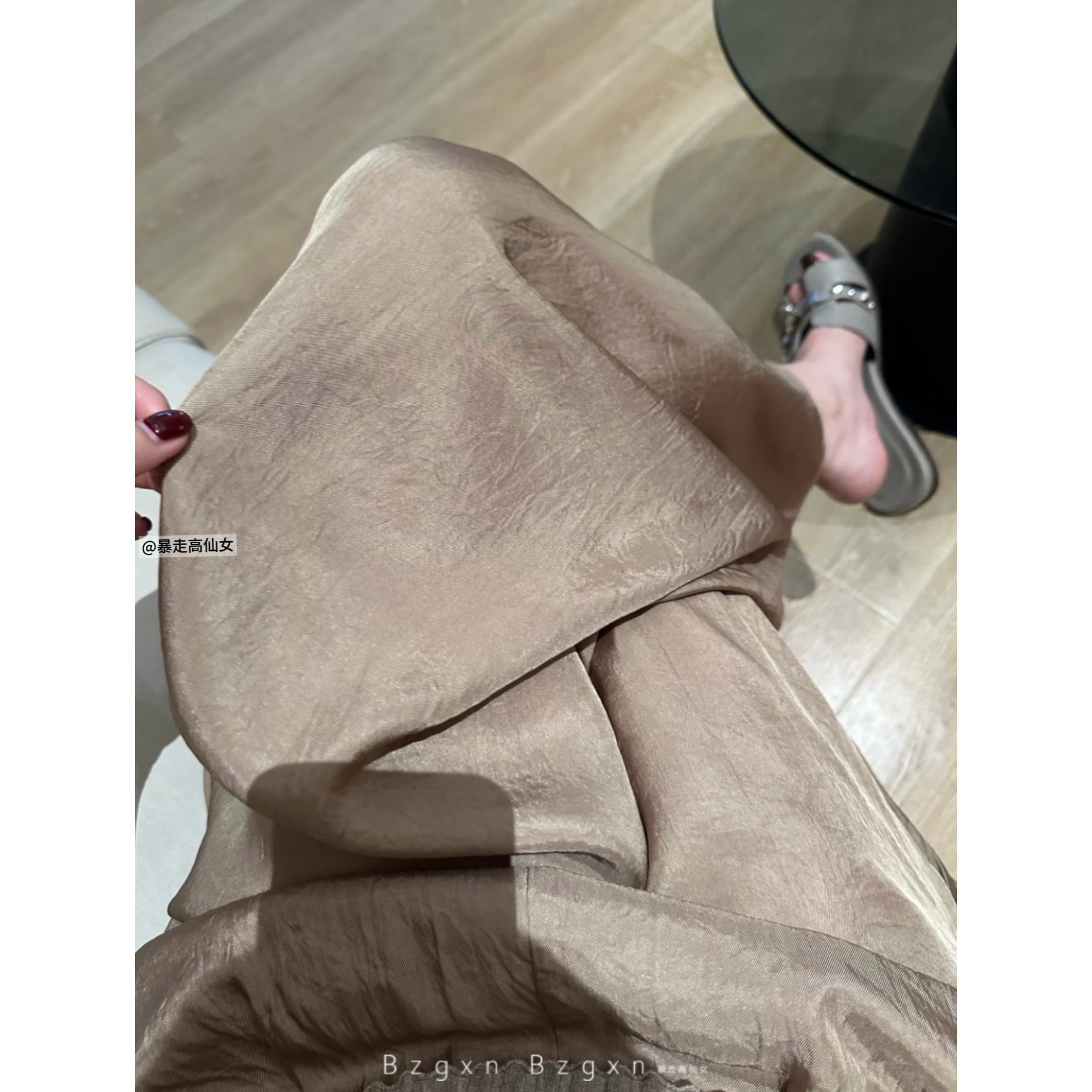 暴走高仙女175高个子加长版休闲裤女夏季薄款高腰显瘦直筒阔腿裤
