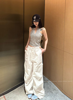 直筒阔腿束脚裤175高个子加长180