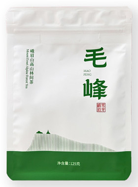 峨眉雪芽峨眉山毛峰125克