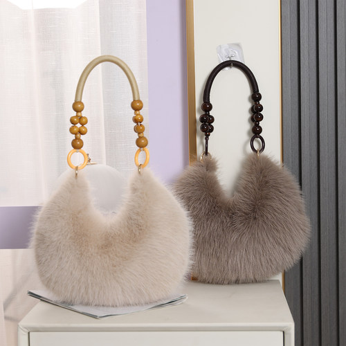 女士包小众高级感毛毛包