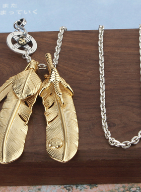 高桥男女款K金色时尚百搭毛衣链