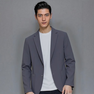 D261011528爱登堡男装2026年春装新款商务休闲西服单西外套