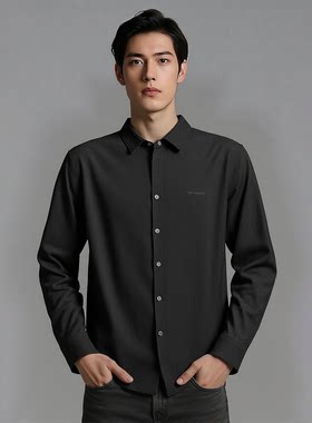 S263074532爱登堡男装2026秋装新款商务休闲时尚长袖衬衫