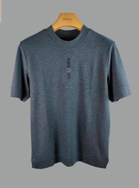 E213081306爱登堡男装专柜正品2022新款秋装圆领短袖T恤