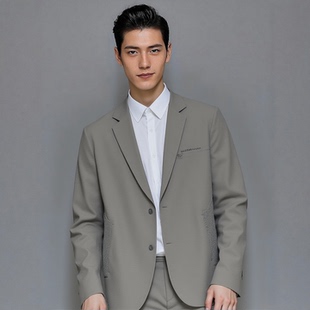 H261011337爱登堡男装2026年春装新款商务休闲西服单西外套