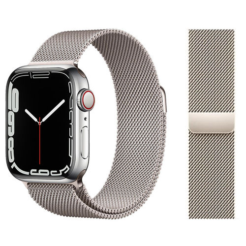 日本DEMIU适用apple watch11/10/7表带iwatch9/8手表带s9金属s11