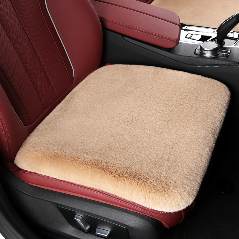 澳斯美冬季毛绒汽车座垫日式网红