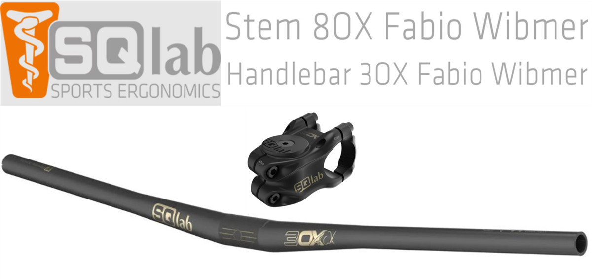 SQlab 碳钎维山地车把组 3OX Trial Fabio法比奥签名版把横/把立