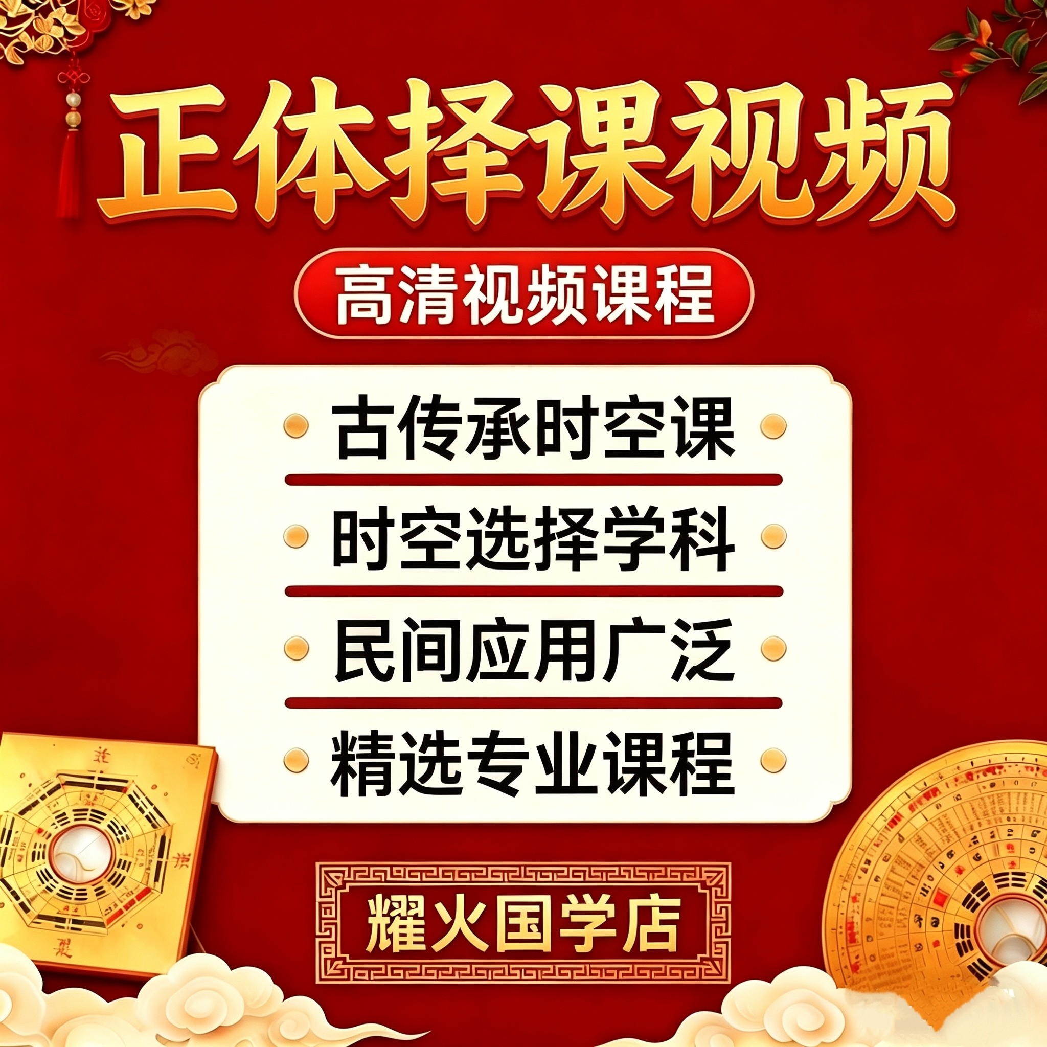 正体五行择课泽日视频课程选好日子杨公择课视频课程入门到精通课