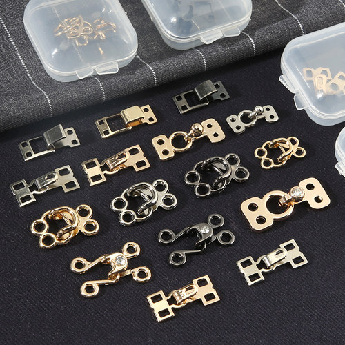 皮草貂皮衣服隐形挂钩风纪扣买一送四