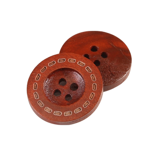 实木纽扣男女上衣大衣风衣木头扣子儿童毛衣钮扣西服衣服衬衫配件