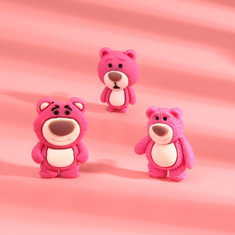 粉色卡通动物纽扣儿童宝宝开衫毛衣扣子衣服外套可爱钮扣配件装饰