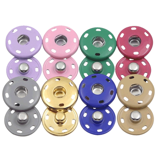 铜质暗扣婴儿衣服子母扣儿童摁扣纽扣大衣隐形扣子衬衫防走光按扣