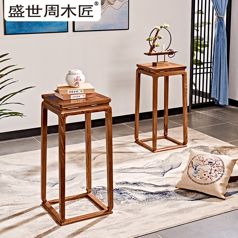 盛世周木匠刺猬紫檀花梨木苏式花架盆景架红木实木阳台架沙发角几,住宅家具,红木边桌几类,淘宝优惠券,粉丝福利购,淘宝优惠卷