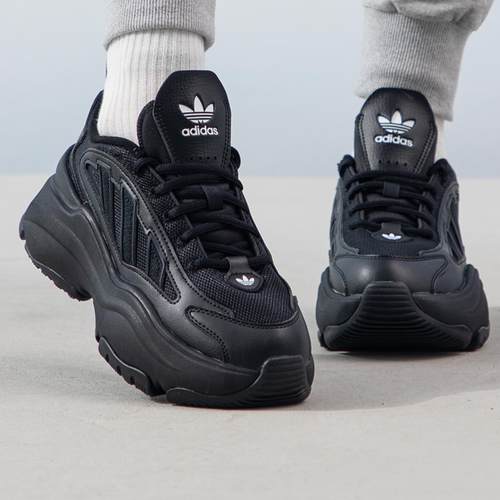 阿迪达斯三叶草女鞋厚底老爹鞋