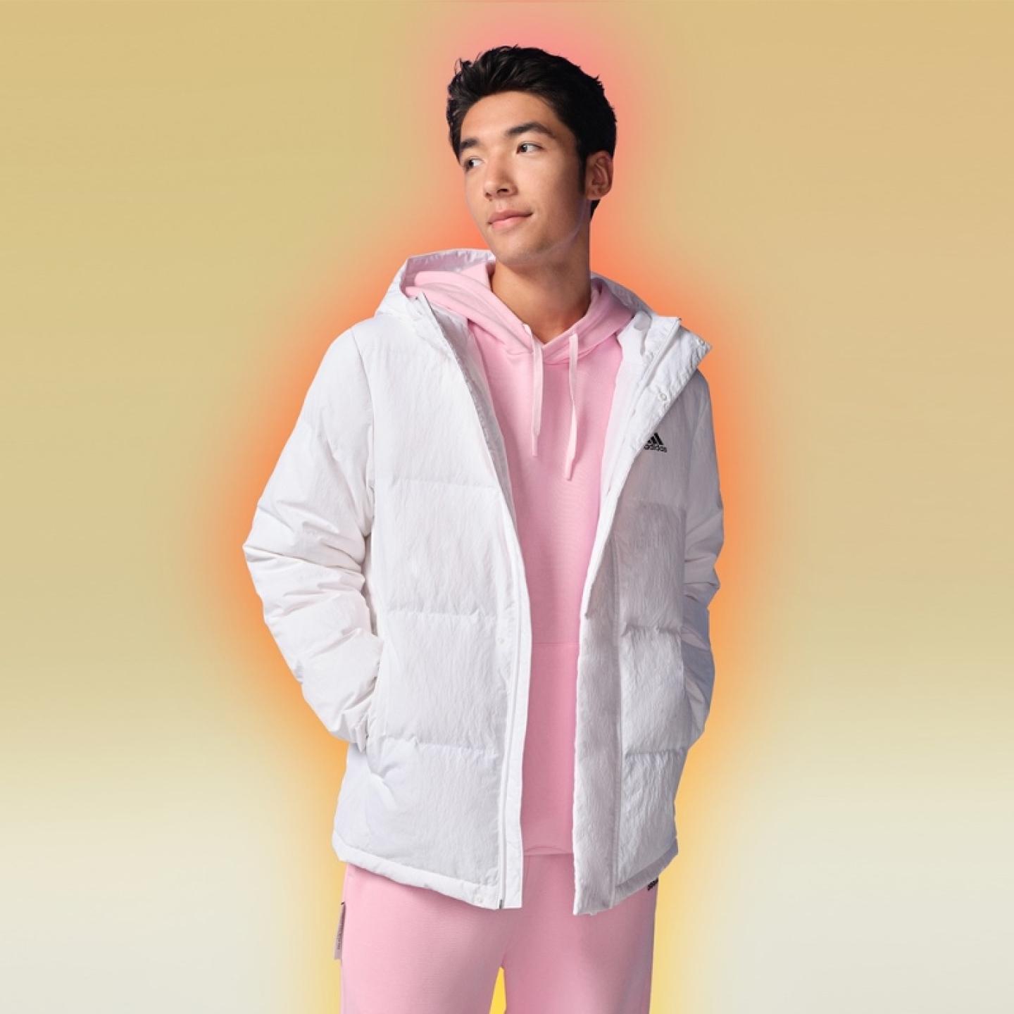 阿迪达斯男款户外运动休闲羽绒