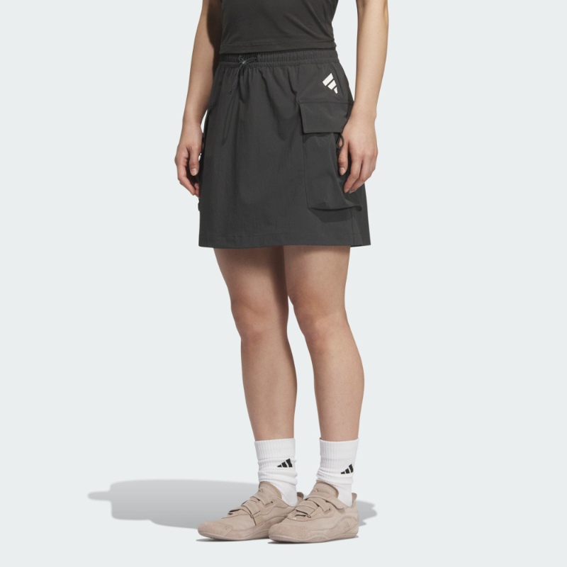 Adidas阿迪达斯2025秋季新款时尚百搭女子运动休闲半身裙KC3772