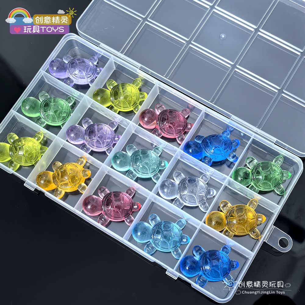创意盒装水晶小乌龟玩具