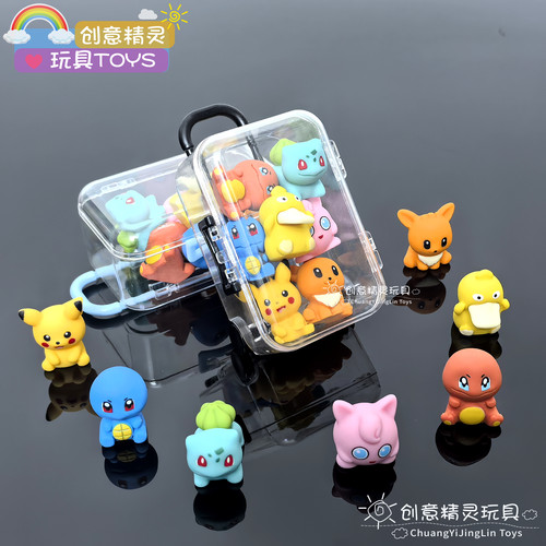 迷你卡通神奇宝贝公仔小摆件