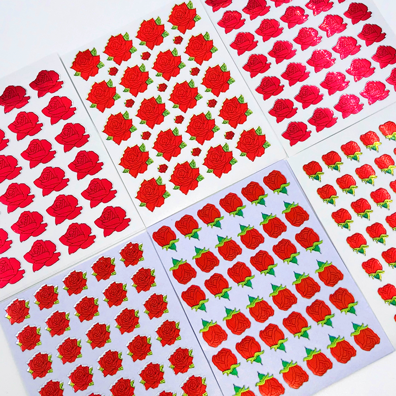 幼儿园奖励贴纸小红花贴画积分卡