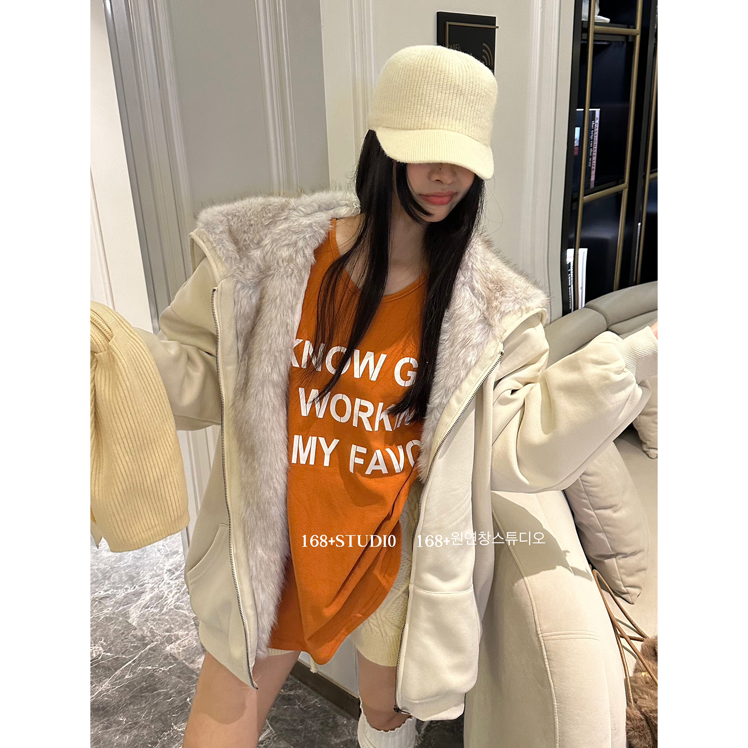 大领口u领糖果色打底衫女秋冬内搭长袖t恤字母印花中长款上衣大码