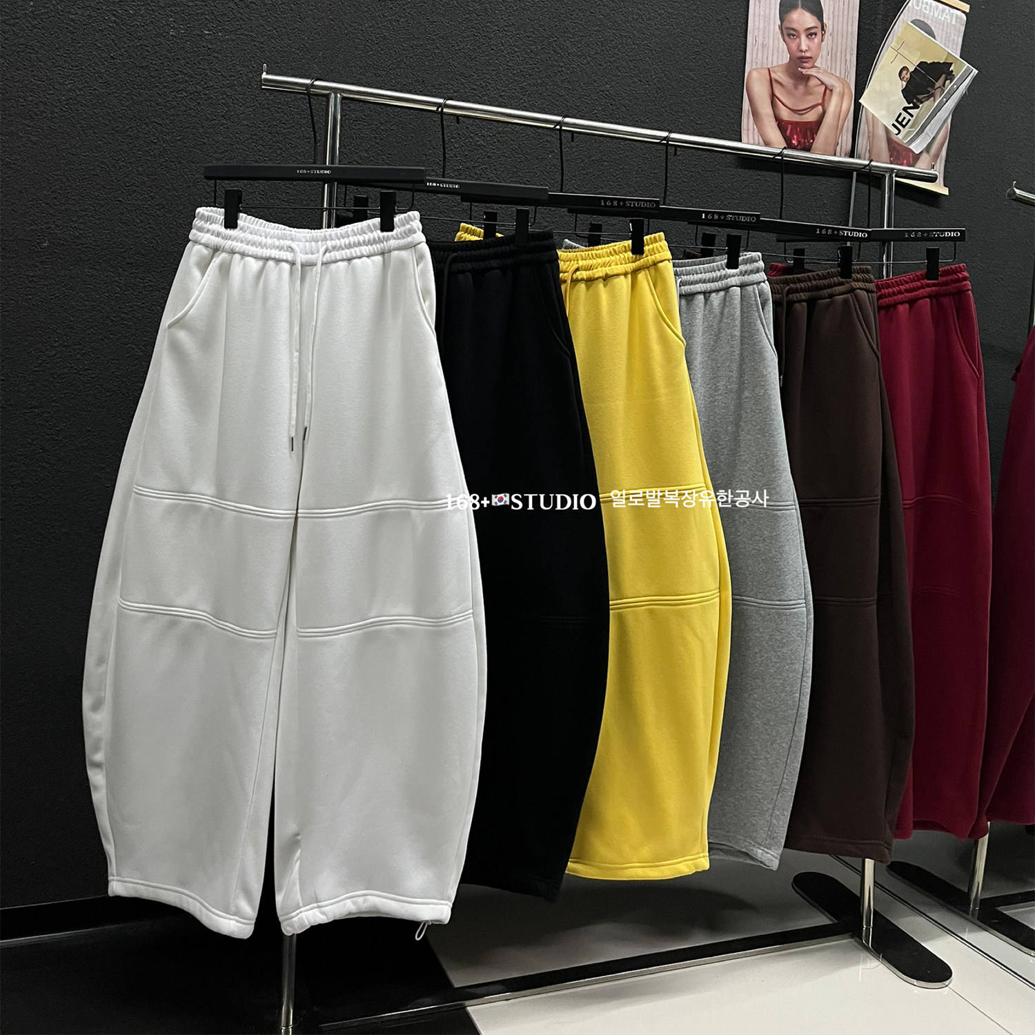 净版纯色镰刀阔腿裤女加绒加厚2025新款爆款宽松大码洋气休闲裤潮,女装/女士精品,休闲裤,淘宝优惠券,粉丝福利购,淘宝优惠卷