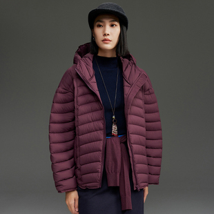 冬日不臃肿!90白鹅绒排骨轻薄羽绒服 高级感连帽宽松lulu鹅绒服