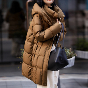 硬核御寒！冬季新款火山岩/密可柔 95鹅绒可溯源中长款羽绒服外套