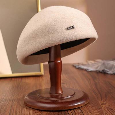 限时卷后79元纯羊毛贝雷帽