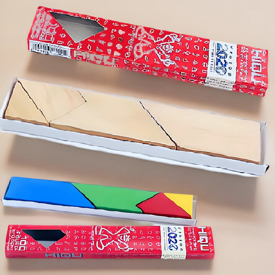 数学几何逻辑推理学具教具学生小奖品创意科教礼物T字之谜四巧板