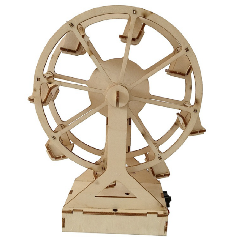 中学物理科学实验课件 教具学校科技馆科教拼装 摩天轮模型材料包