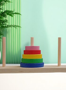 创意礼物五层5阶汉诺塔河内塔