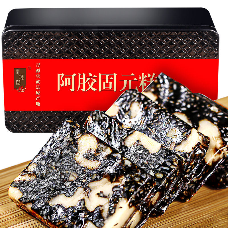 青源堂 阿胶糕 阿胶块东阿即食阿胶固元膏 300克经典型