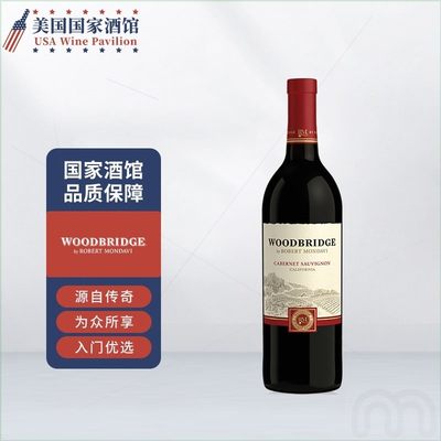 ROBERT MONDAVI木桥系列红葡萄酒加州原瓶进口自饮  750ml