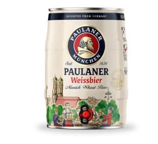 保拉纳/柏龙（PAULANER）酵母型小麦啤酒 5L桶装 德国进口