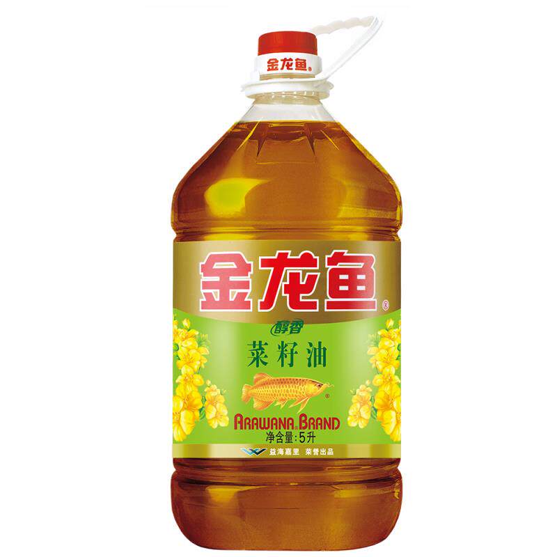 金龙鱼 食用油  醇香(纯香)菜籽油5l