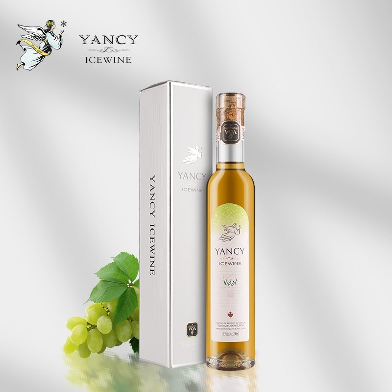 维达尔冰白葡萄酒甜型冰酒200ml 云惜YANCY加拿大VQA原瓶进口