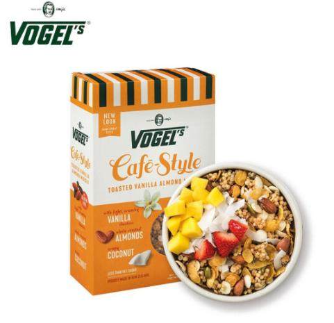 新西兰进口vogels 沃格尔水果麦片干吃谷物即食香草杏仁味400g