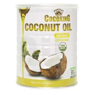 有机椰子油烹饪精炼无椰香椰油750ML 菲律宾进口 cocoking