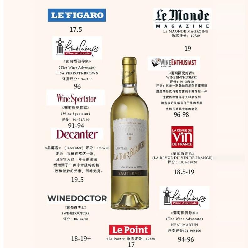 Rieussec酒庄正牌2010年贵腐法国苏玳一级庄甜白375ml白拉图酒庄