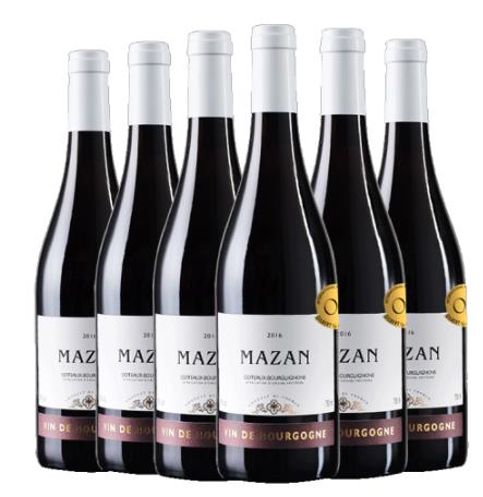 萨德侯爵Marquis de sade法国原红酒 勃艮第AOP马赞750ml*6支