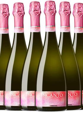 INCANTO起泡酒阿斯蒂莫斯卡托Moscato甜白气泡酒葡萄酒750ml*6支