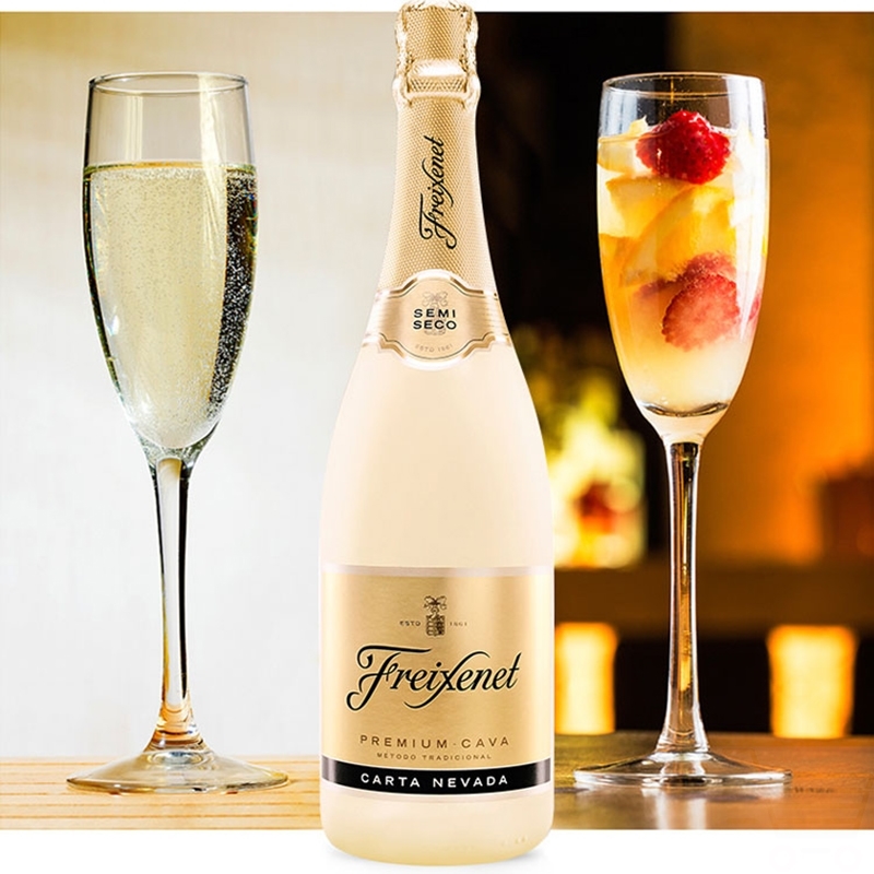 菲斯奈特Freixenet西班牙卡CAVA特卢娜产区起泡酒葡萄酒金牌750ml