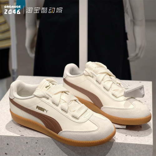 大鞋带皮T头耐磨薄底休闲德训鞋