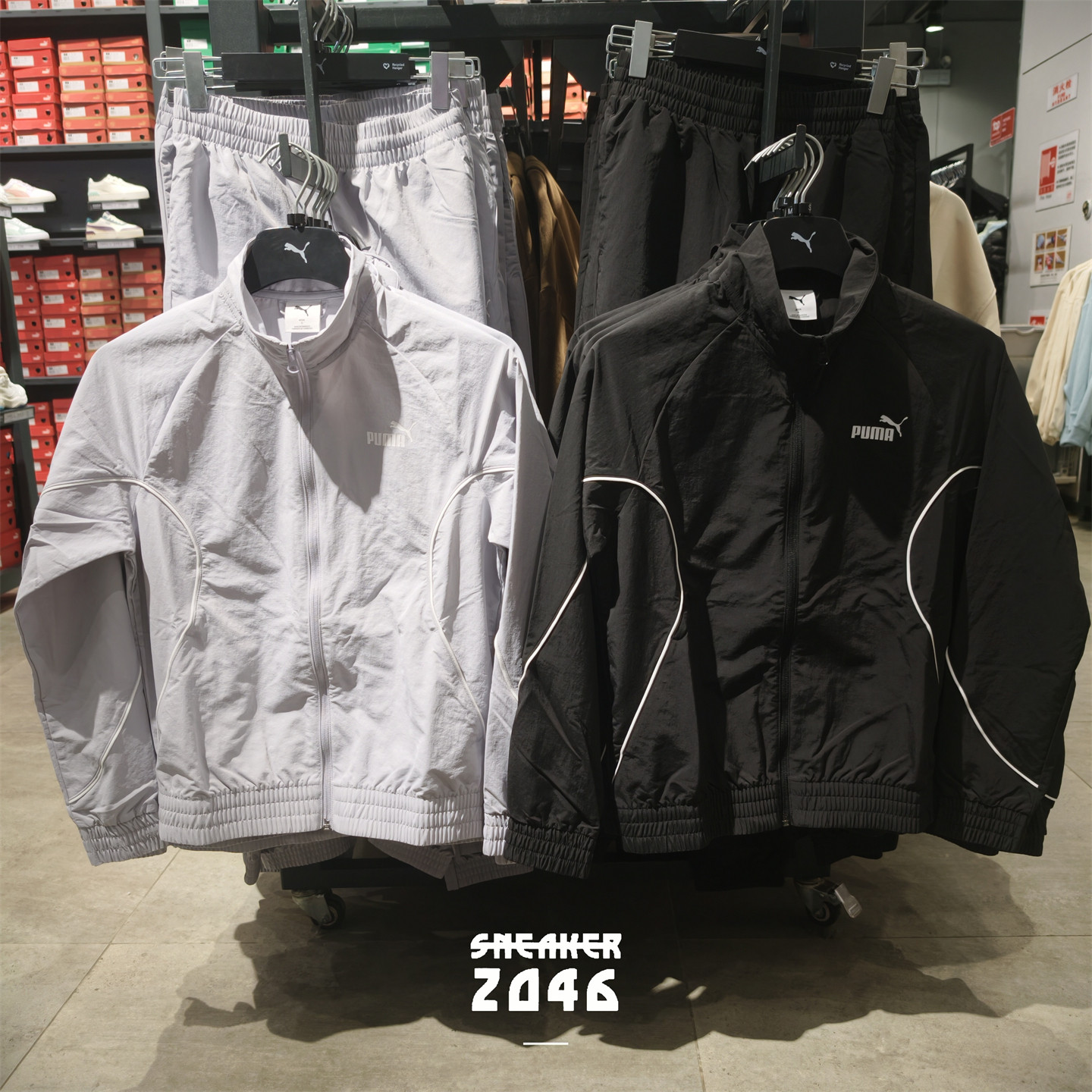 PUMA彪马 女款轻便梭织防风拒水排湿防嗮训练运动休闲套装694114