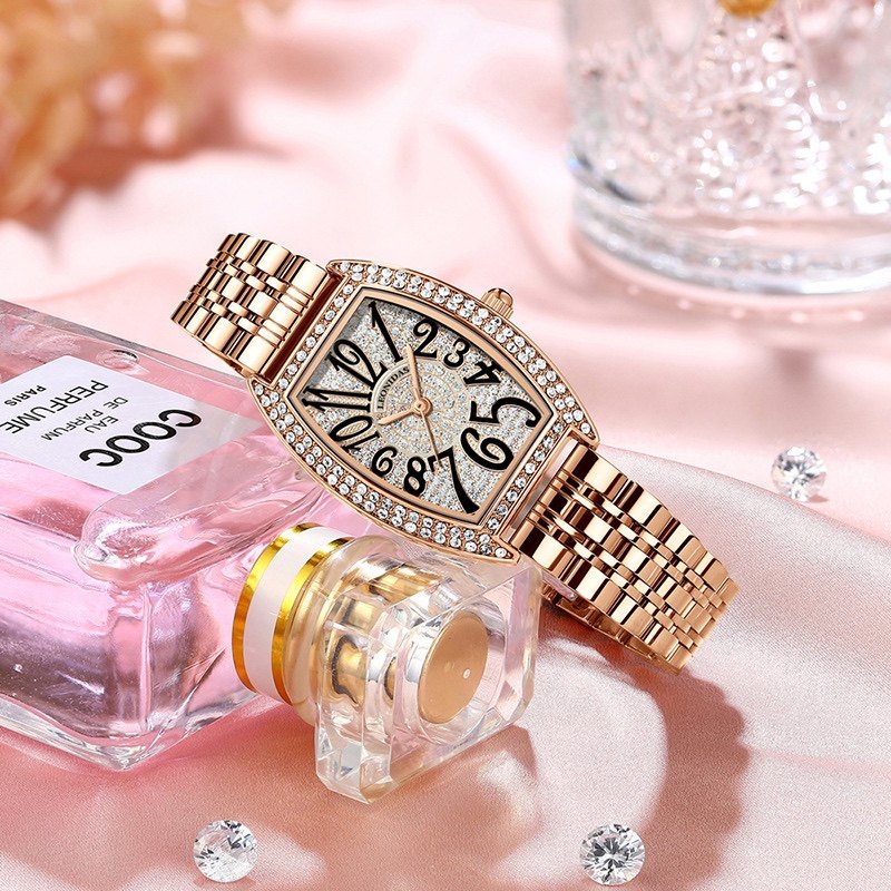 列奥尼达leonidas手表女士潮流酒桶形防水石英表爆款礼物高档女表