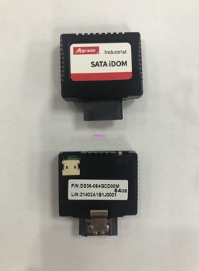 Agrade睿达 工业级MLC 常温 SATA iDOM 64G电子盘 正品现货