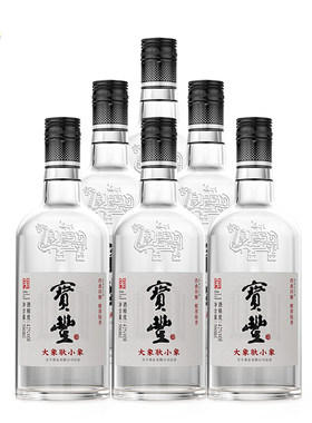 42度大象驮小象42度500ml*6瓶