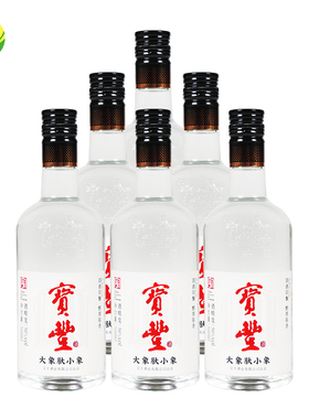 【酒厂直营】宝丰清香型 大象驮小象50度白酒大曲500ml*6瓶整箱